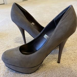 Gray heels from Target